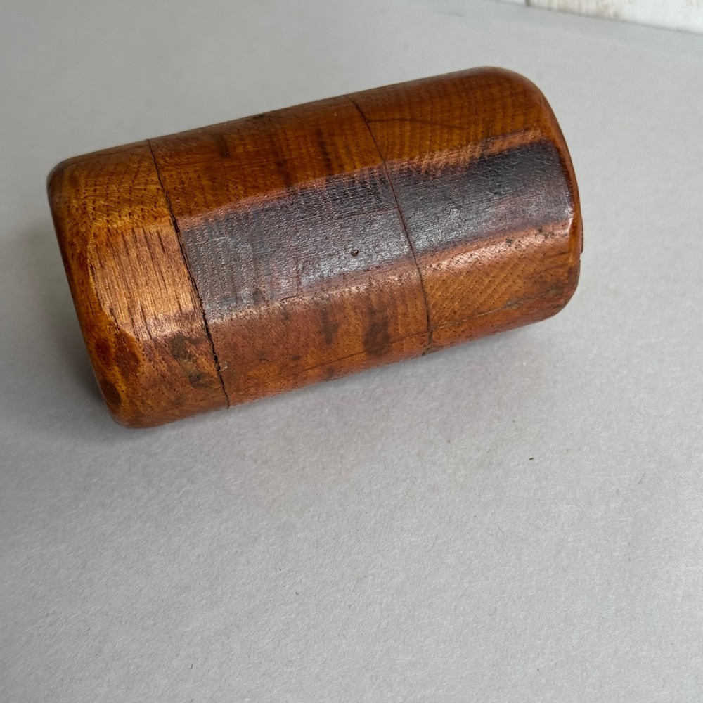 Vintage Folk Art Handcrafted Wooden Puzzle Box Small Trinket Case - Picture 6 of 16